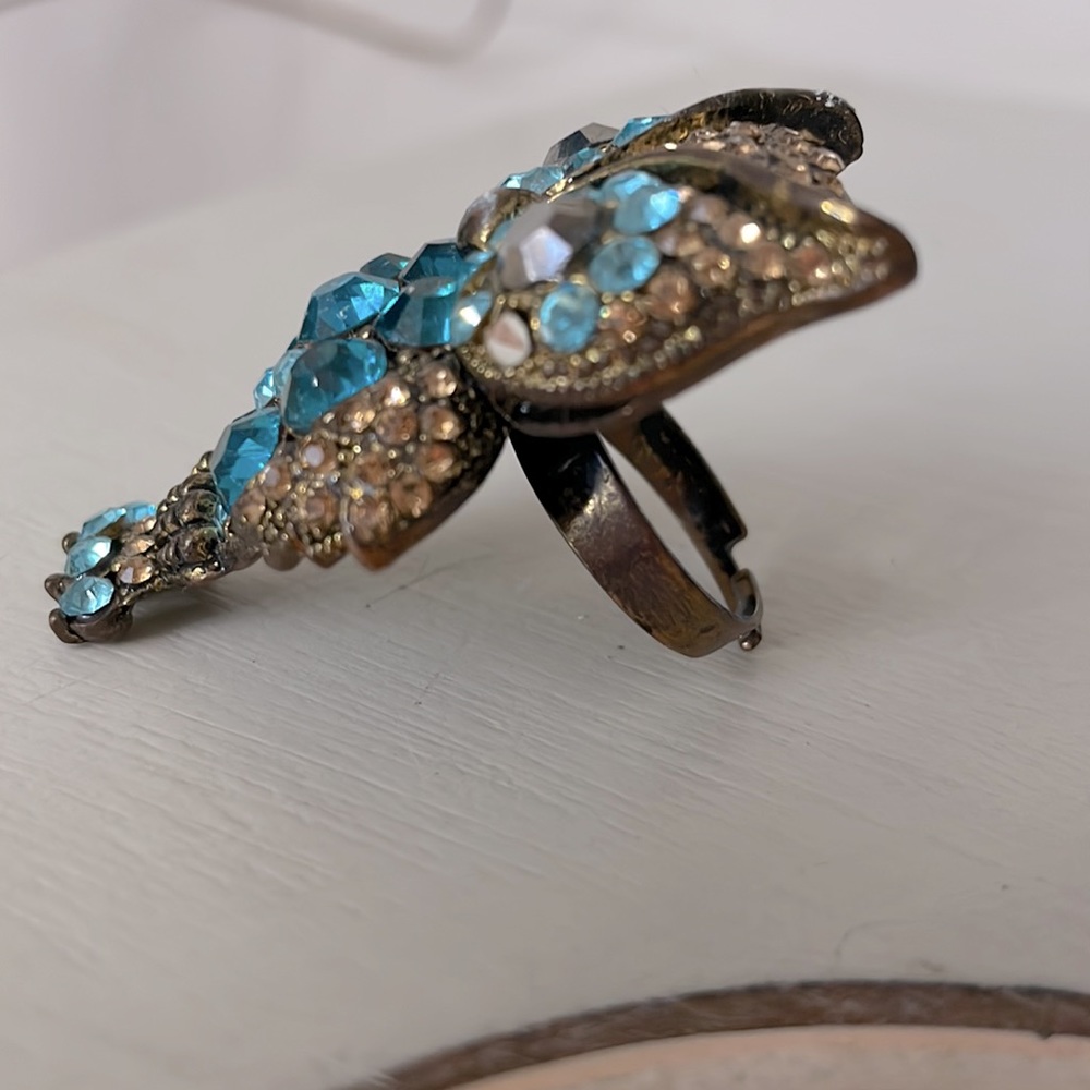 Rhinestone Owl Ring - Picture 3 of 3